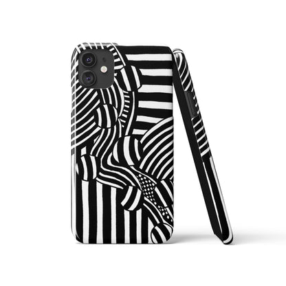 Black and White iPhone Case