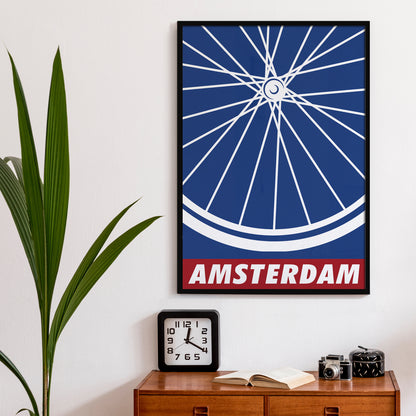 Amsterdam, Travel Poster