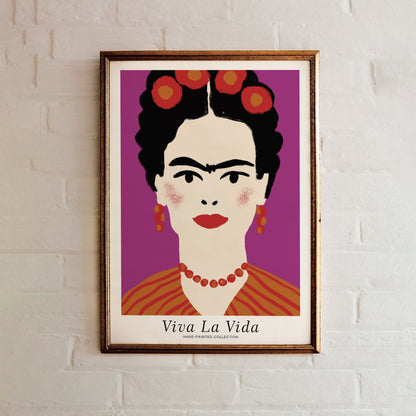 Viva La Vida Frida Kahlo Poster