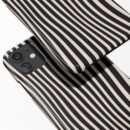 Black and White Trippy iPhone Case