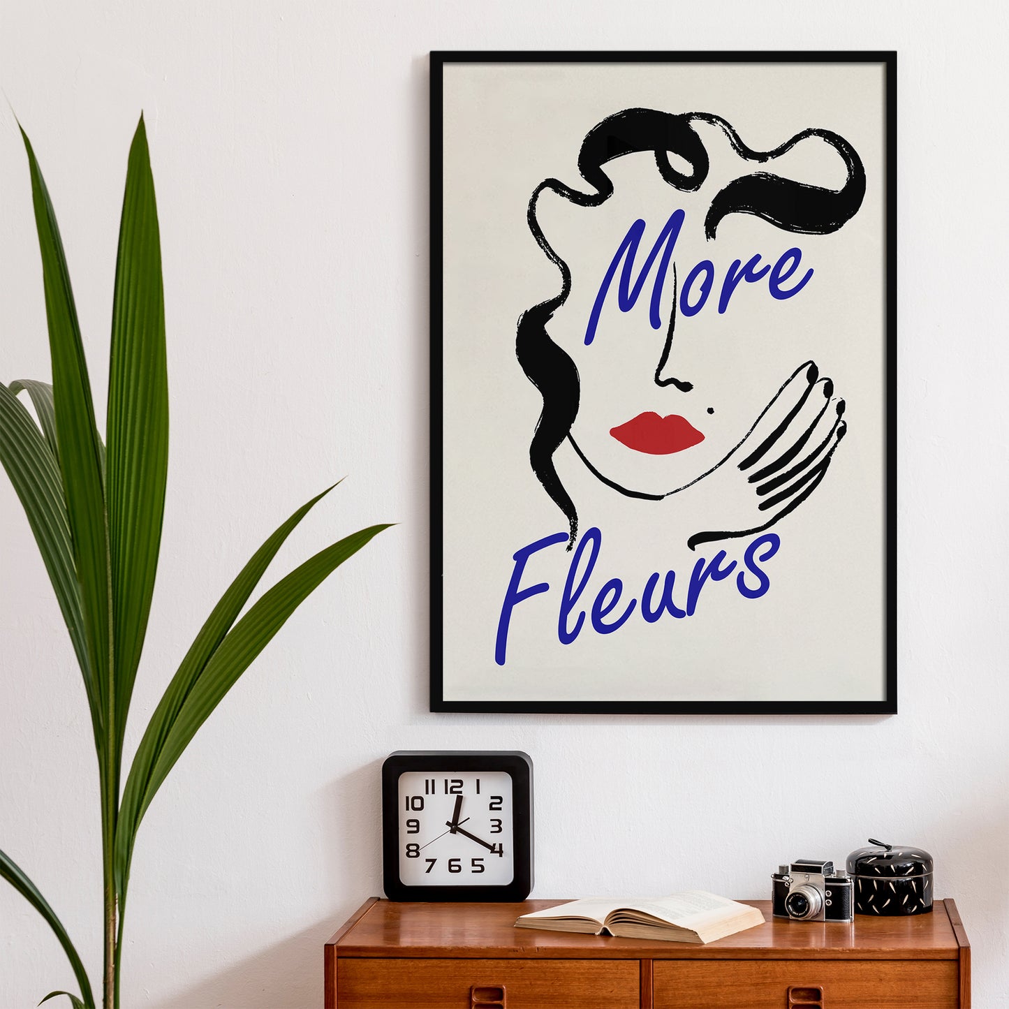 More Fleurs Woman Poster