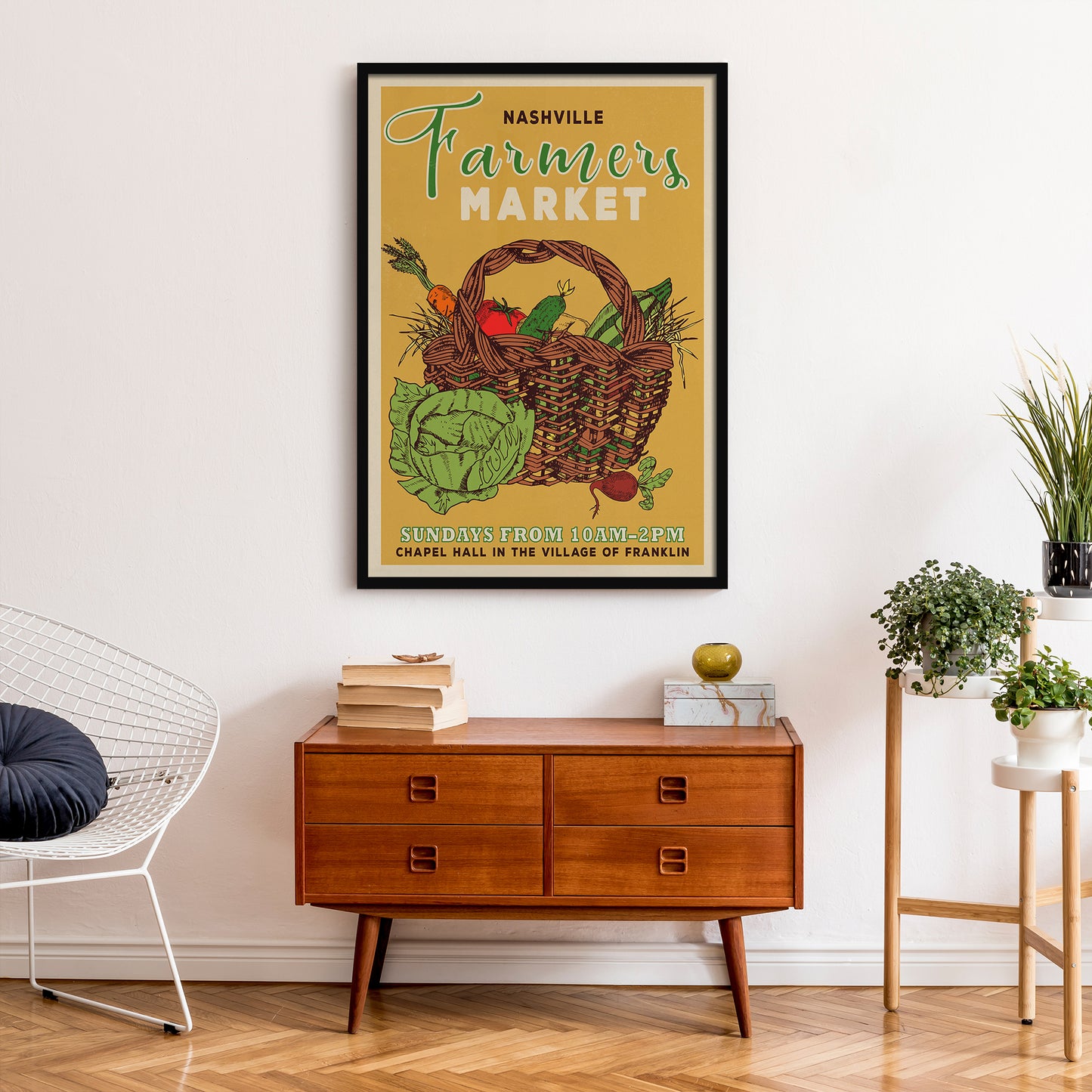 Nashville Farmers Market Poster