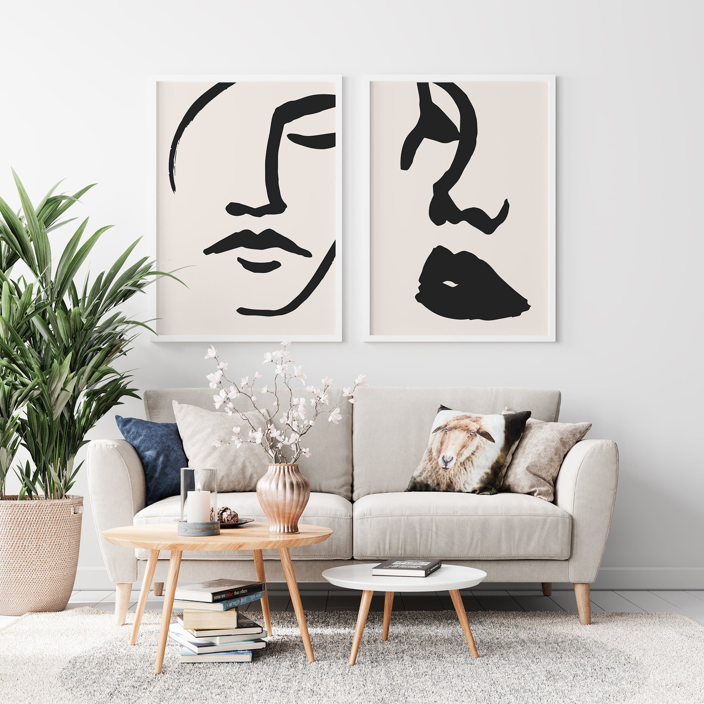 Set of 2 Women Prints