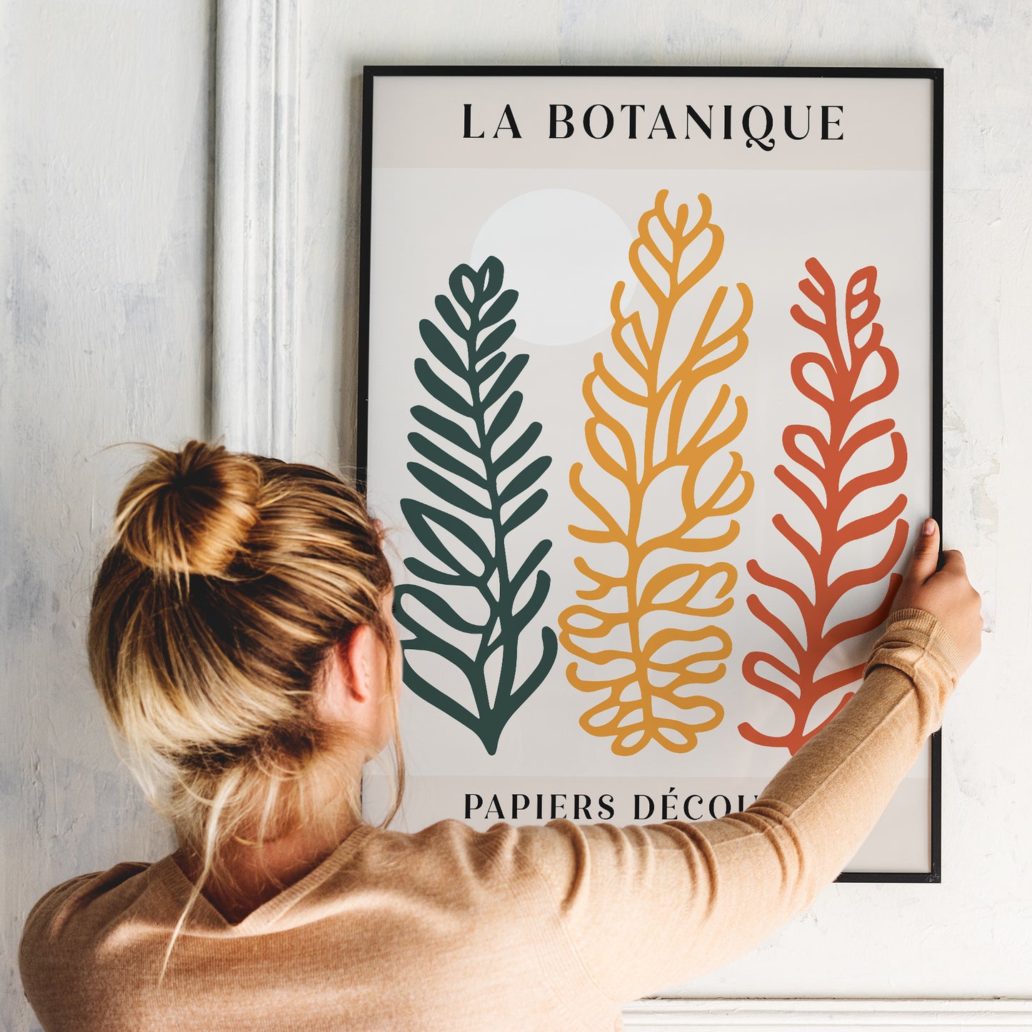 Line Art La Botanique Poster