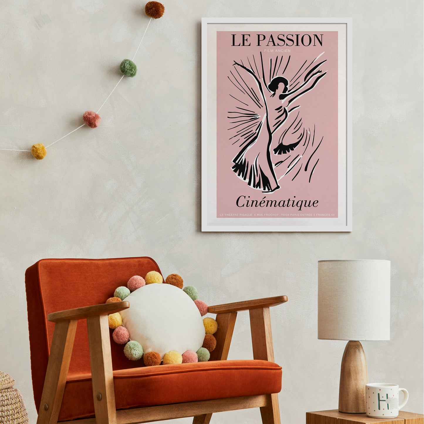 Vintage French Exhibition Print