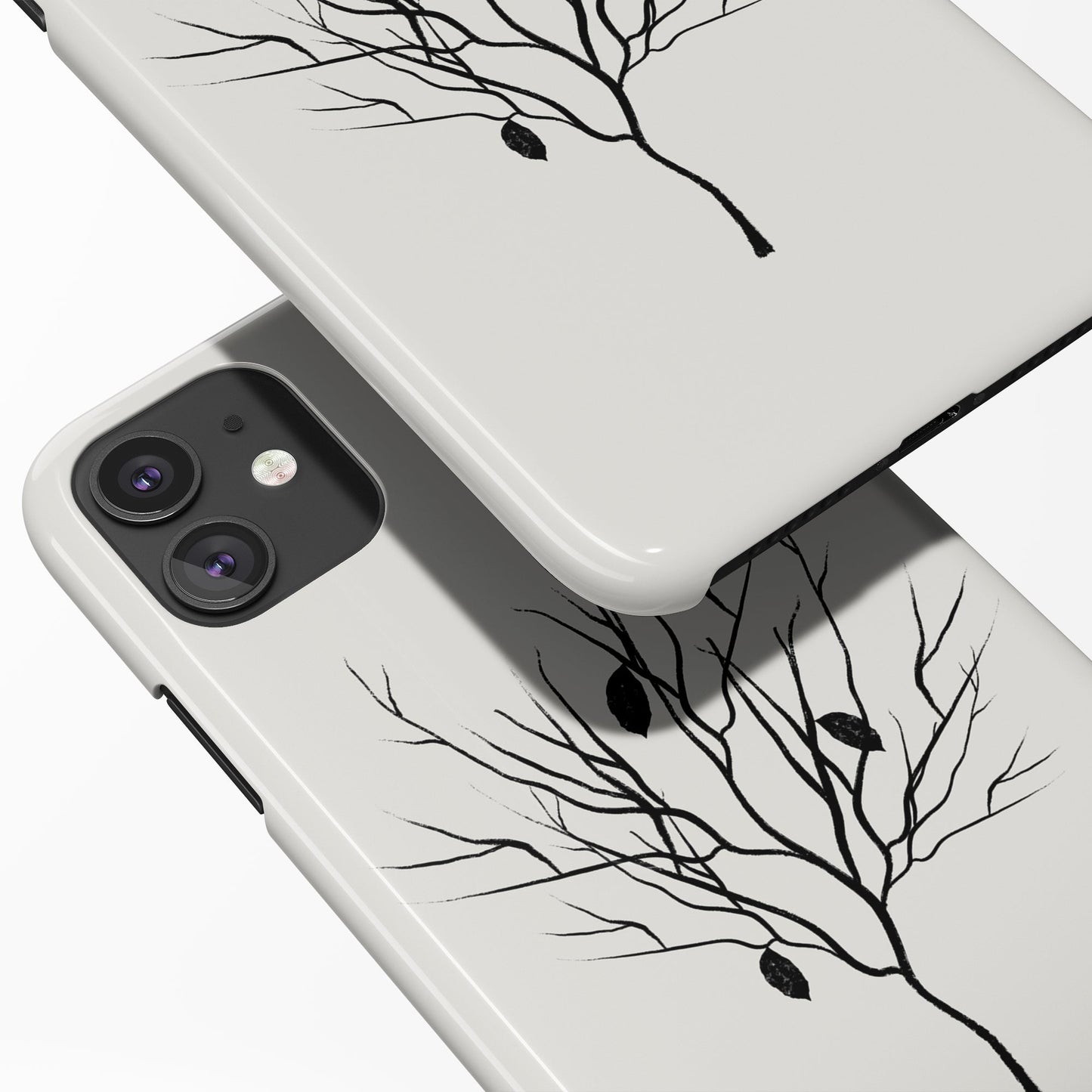 Black and White Tree iPhone Case