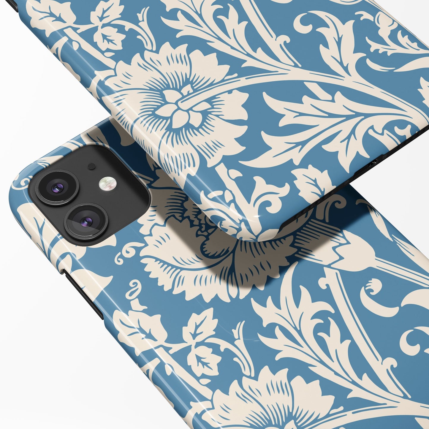 Blue Floral iPhone Case