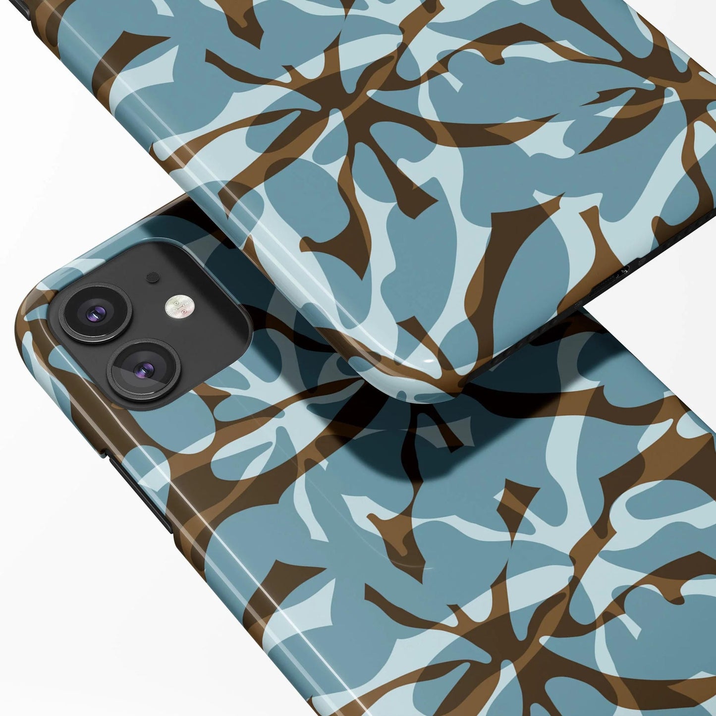 Blue Pattern iPhone Case