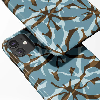 Blue Pattern iPhone Case