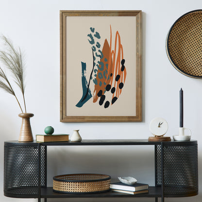 Abstract Bohemian Poster
