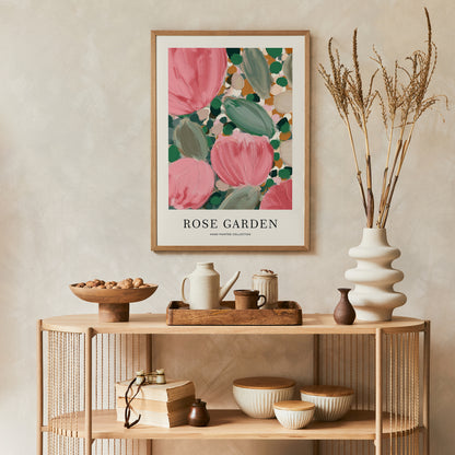 Rose Garden Unique Artistic Poster