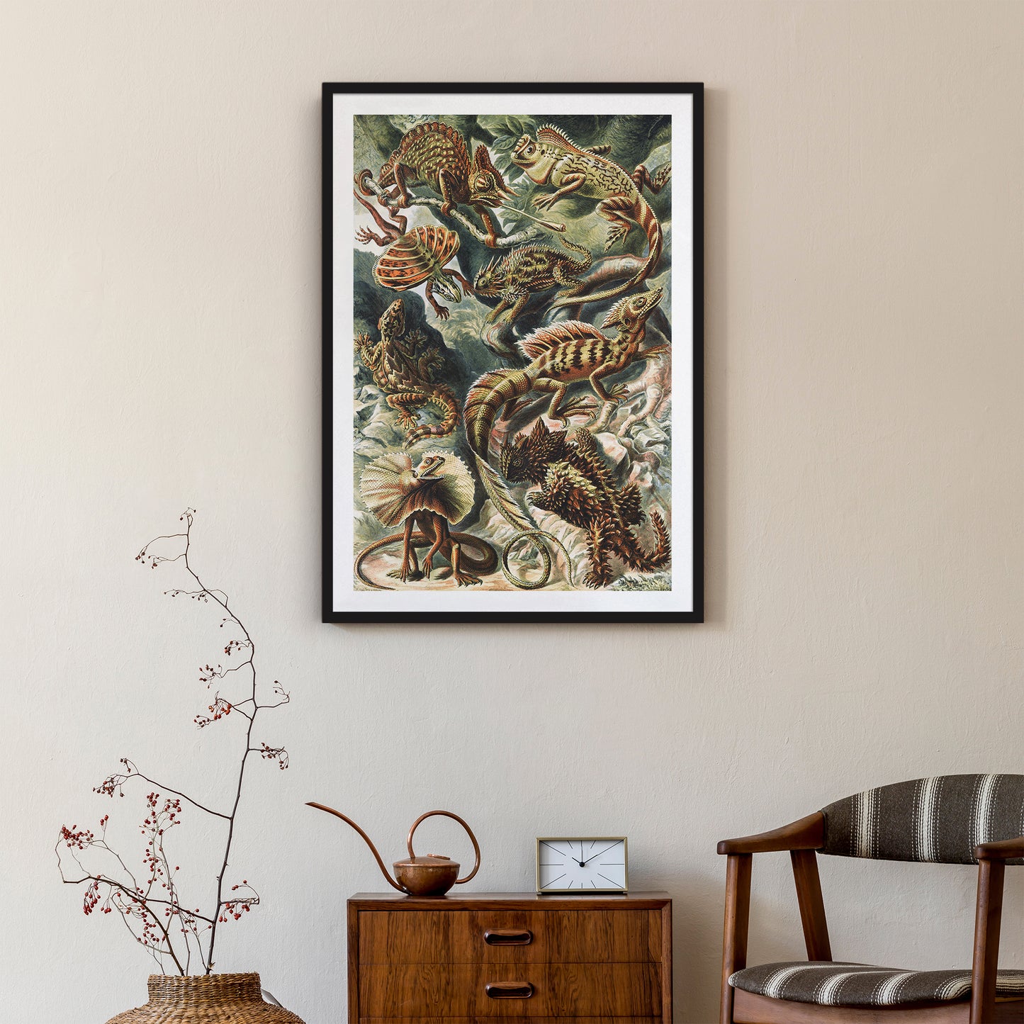 E. Haeckel Wild Animal Poster