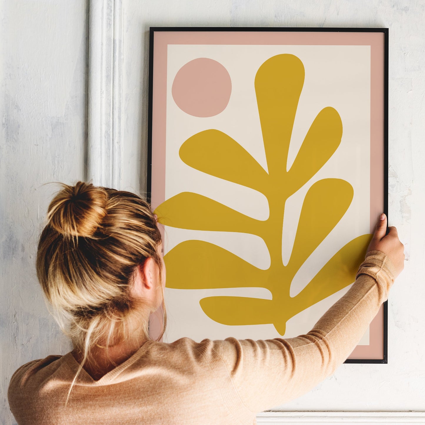 The Cut-Outs Yellow Leaf Poster