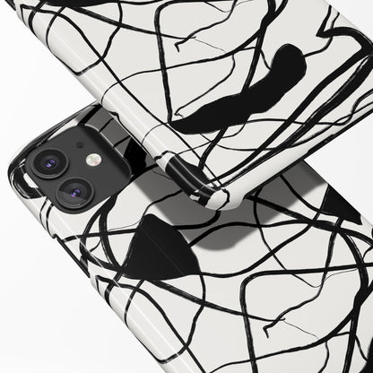 Abstract BW iPhone Case