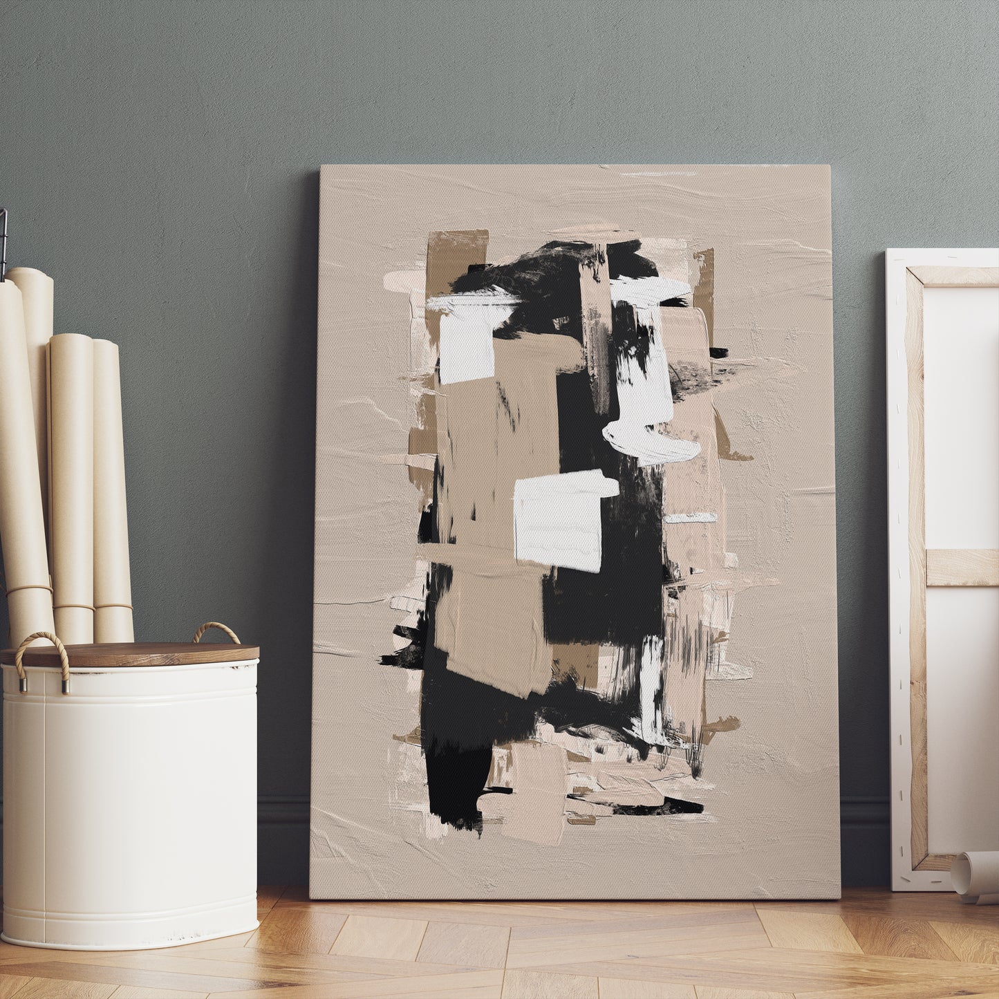 Modern Abstract Composition Canvas Print
