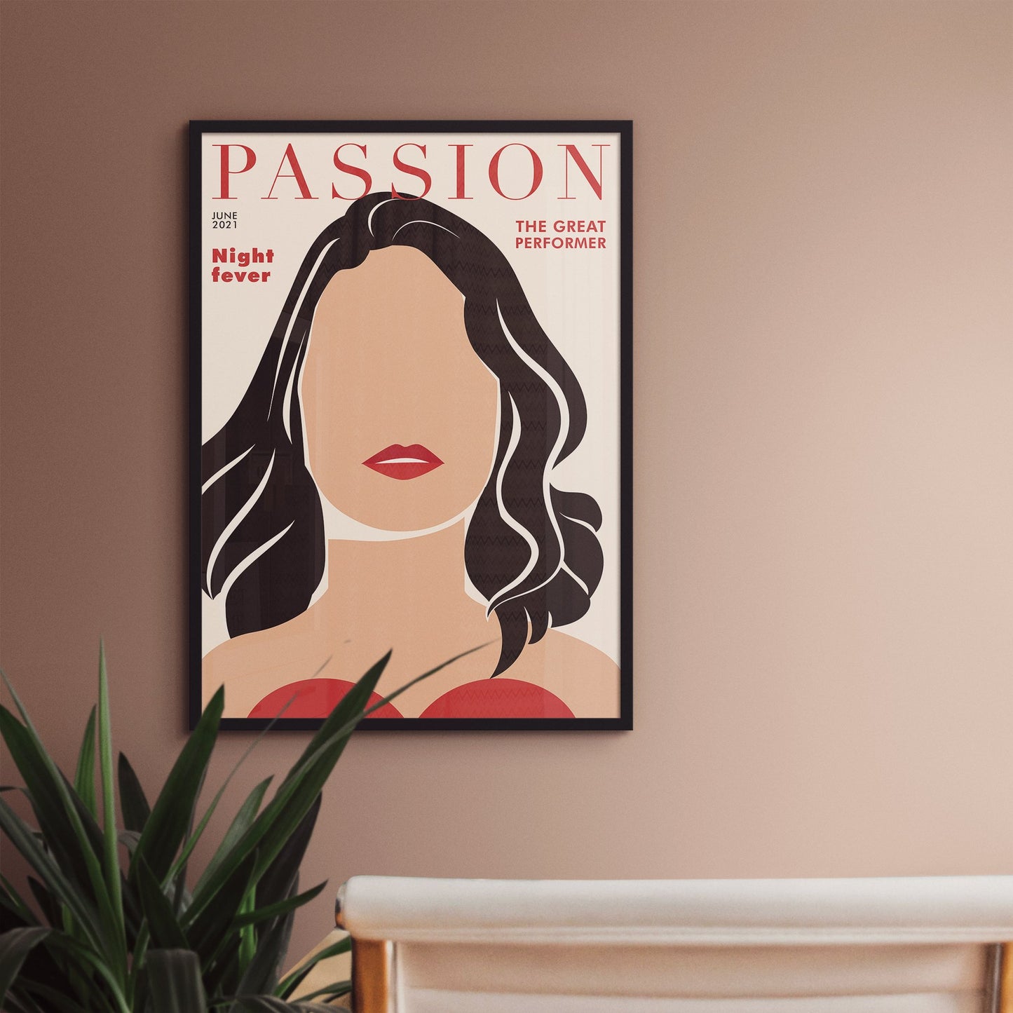 Woman's Passion Cover Print