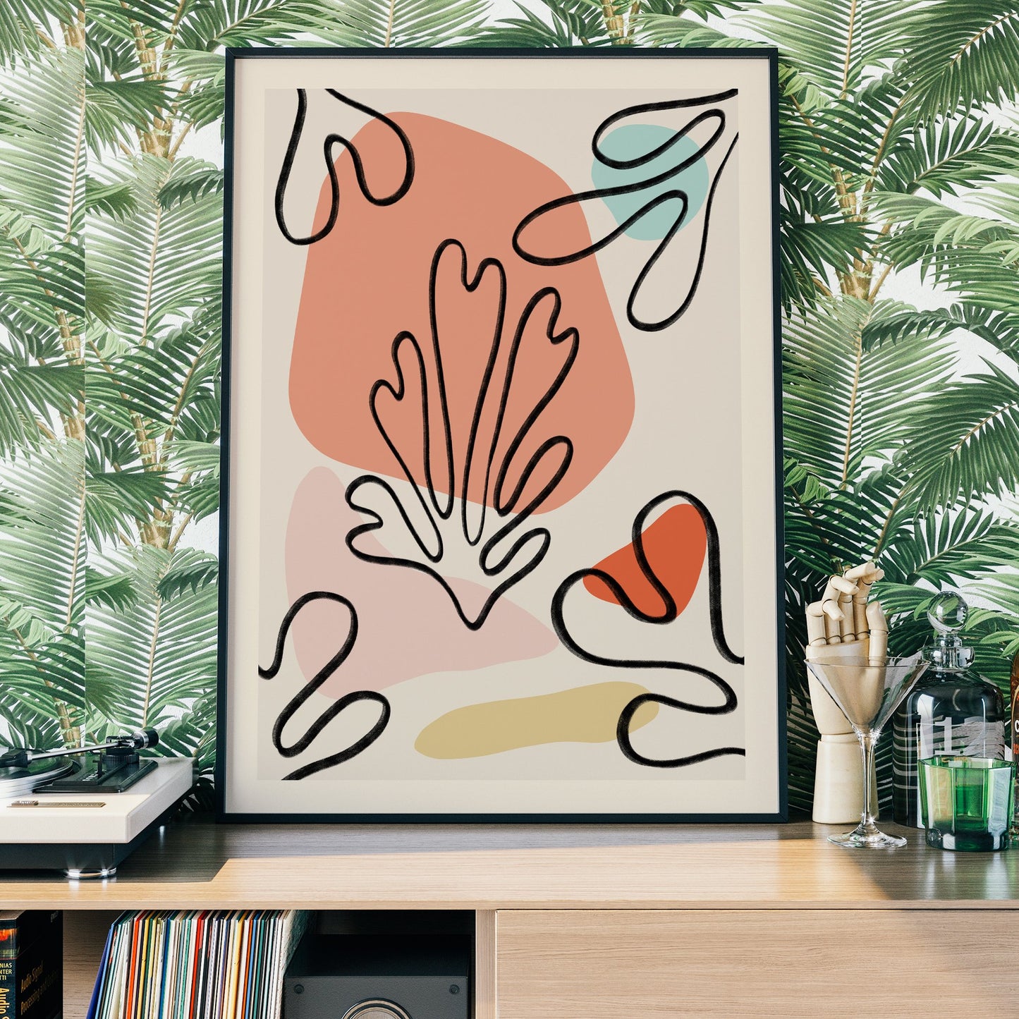 Abstract Floral Print