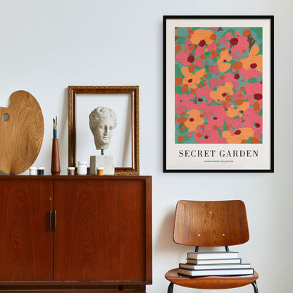 Secret Garden Artistic Painted Poster