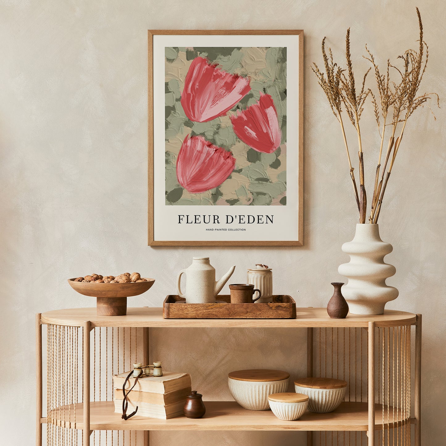 Fleur d'Eden Botanical Painted Poster