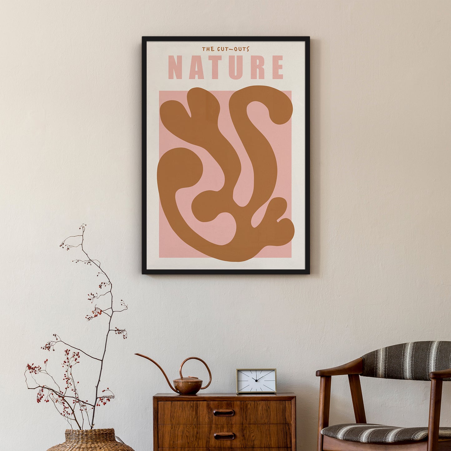 Abstract Brown Nature Poster