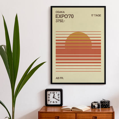 Osaka Expo'70 Minimalist Poster