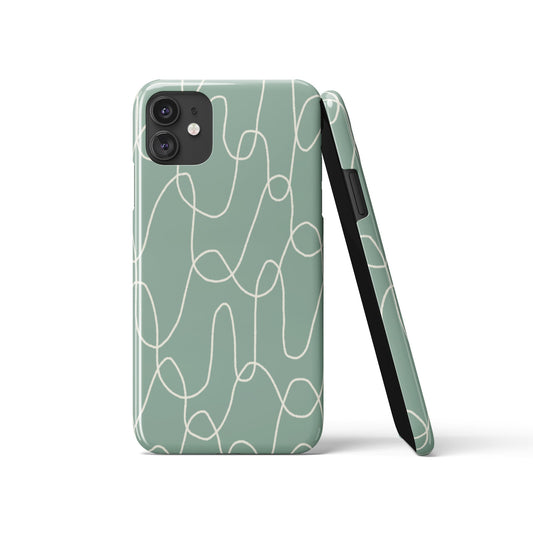 Mint Scandinavian iPhone Case