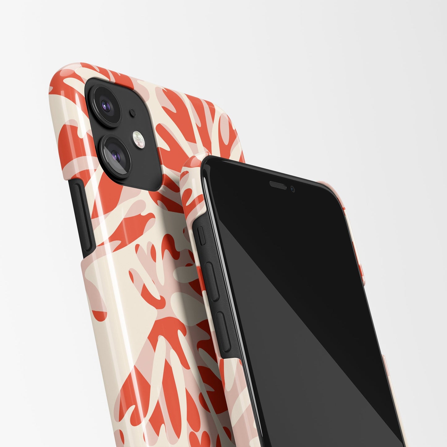 Red and White iPhone Case