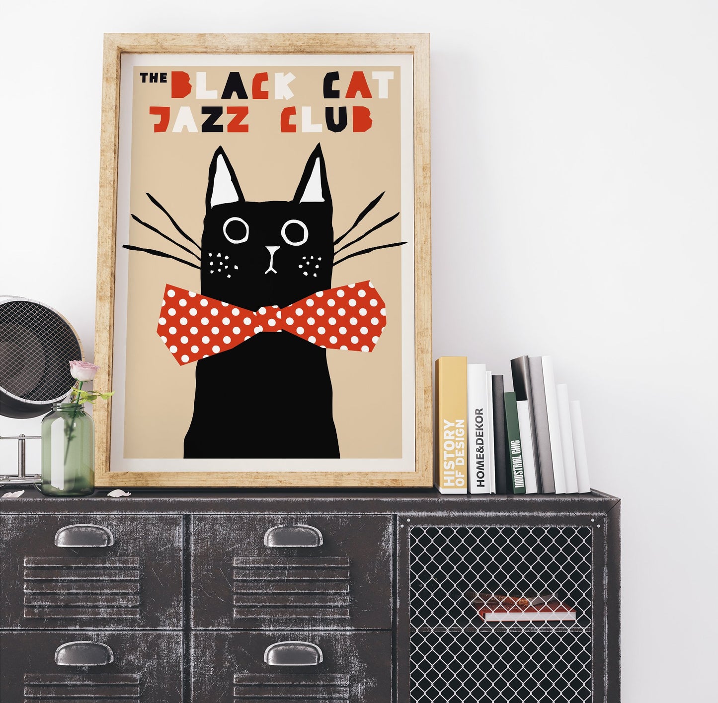 The Black Cat - Jazz Poster