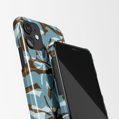 Blue Pattern iPhone Case