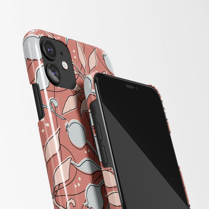 Retro Floral Pattern iPhone Case