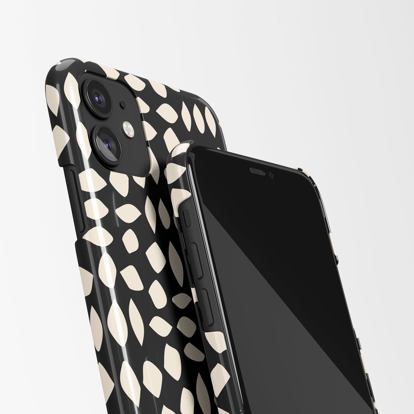 Abstract Black iPhone Case