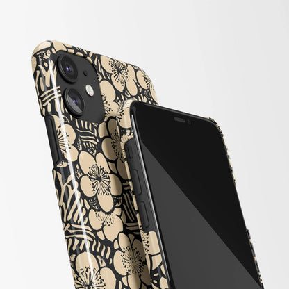 iPhone 12 Case with retro floral print