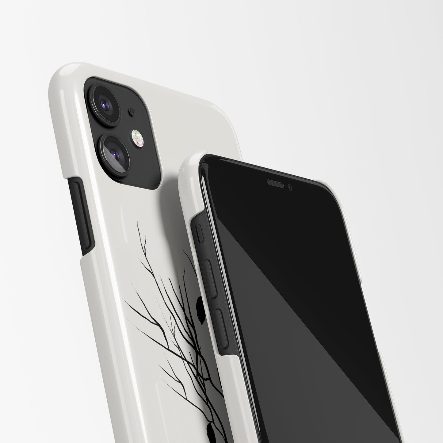 Black and White Tree iPhone Case