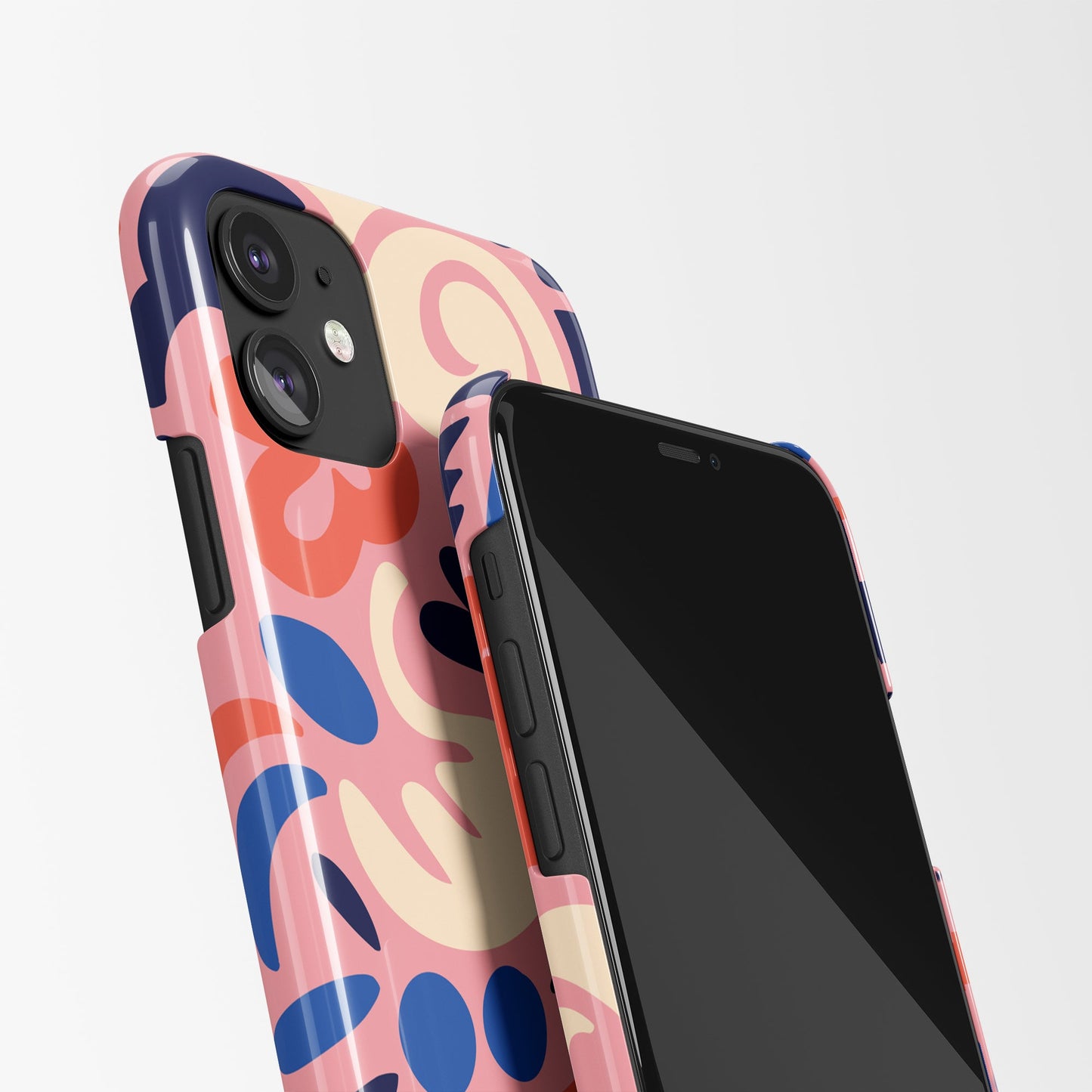 Pink Cut Outs iPhone Case