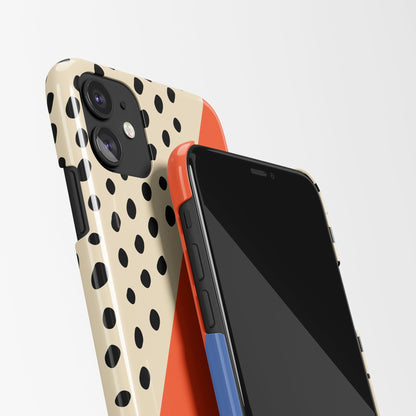 Mid Century Dots iPhone Case