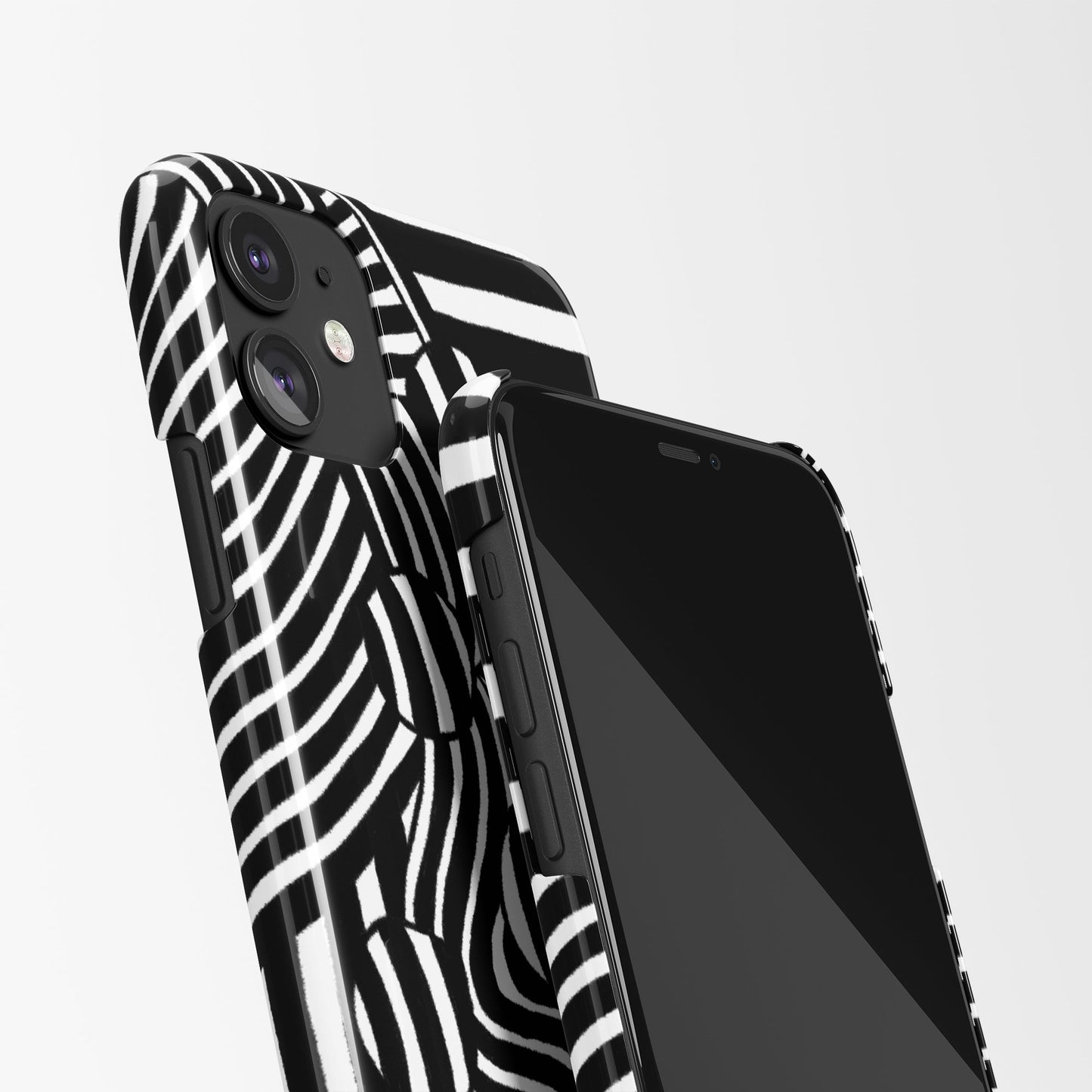 Black and White iPhone Case