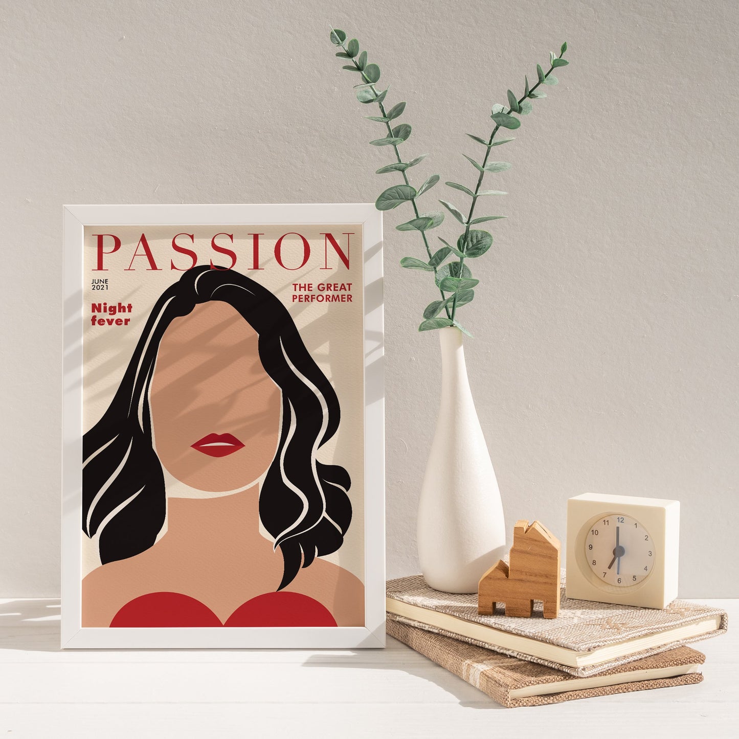 Woman's Passion Cover Print