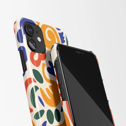 Colorful Cutouts iPhone Case