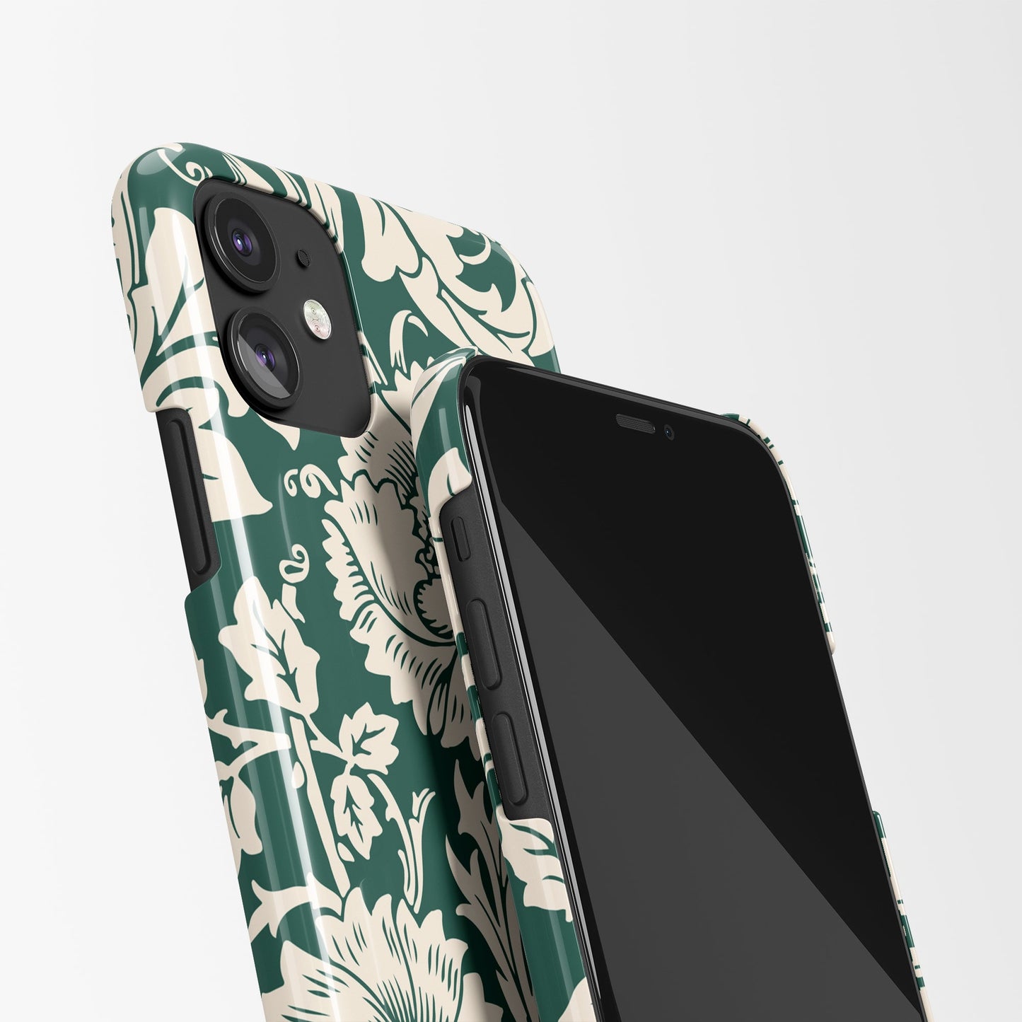 Green Floral iPhone Case