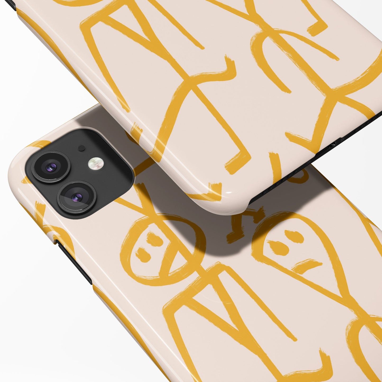 Cavemen Drawings iPhone Case