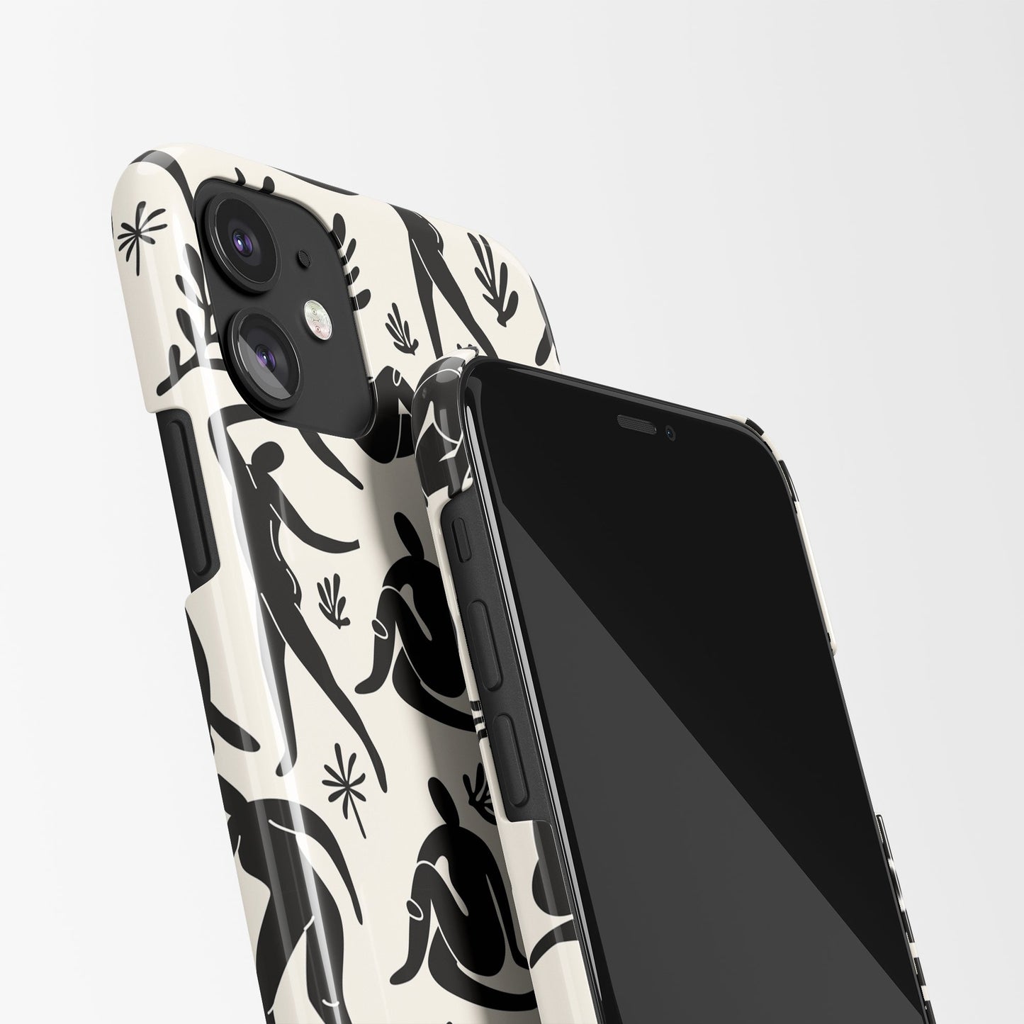 Black and White iPhone Case