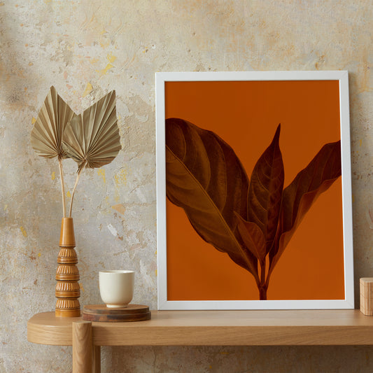 Monochrome Floral Giclee Poster