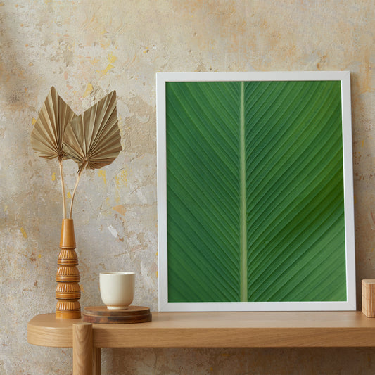 Minimalist Leaf Photo Poster