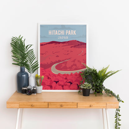 Hitachi Park - Japan Travel Poster