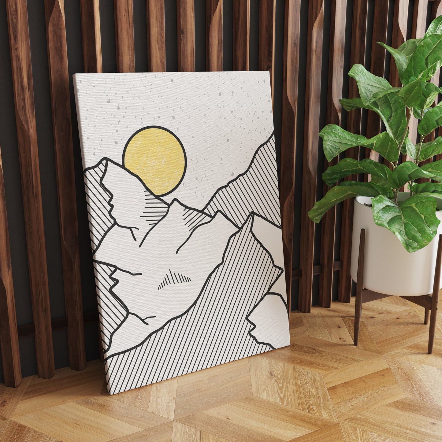 Scandinavian Landscape Print on canvas