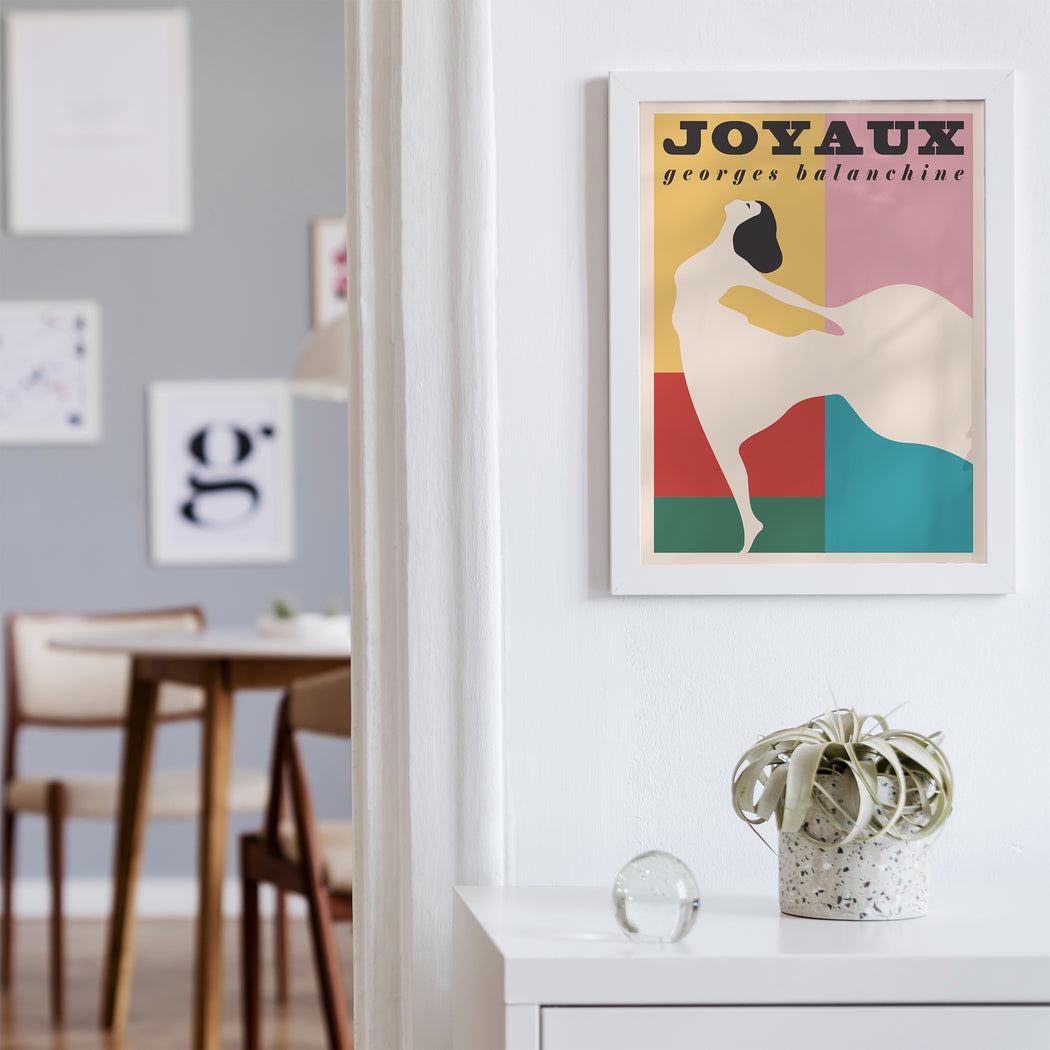 JOYAUX - colorful ballet poster