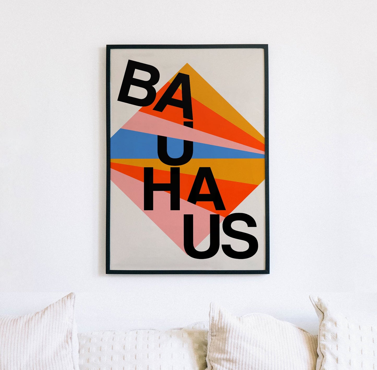 Bauhaus Text Poster
