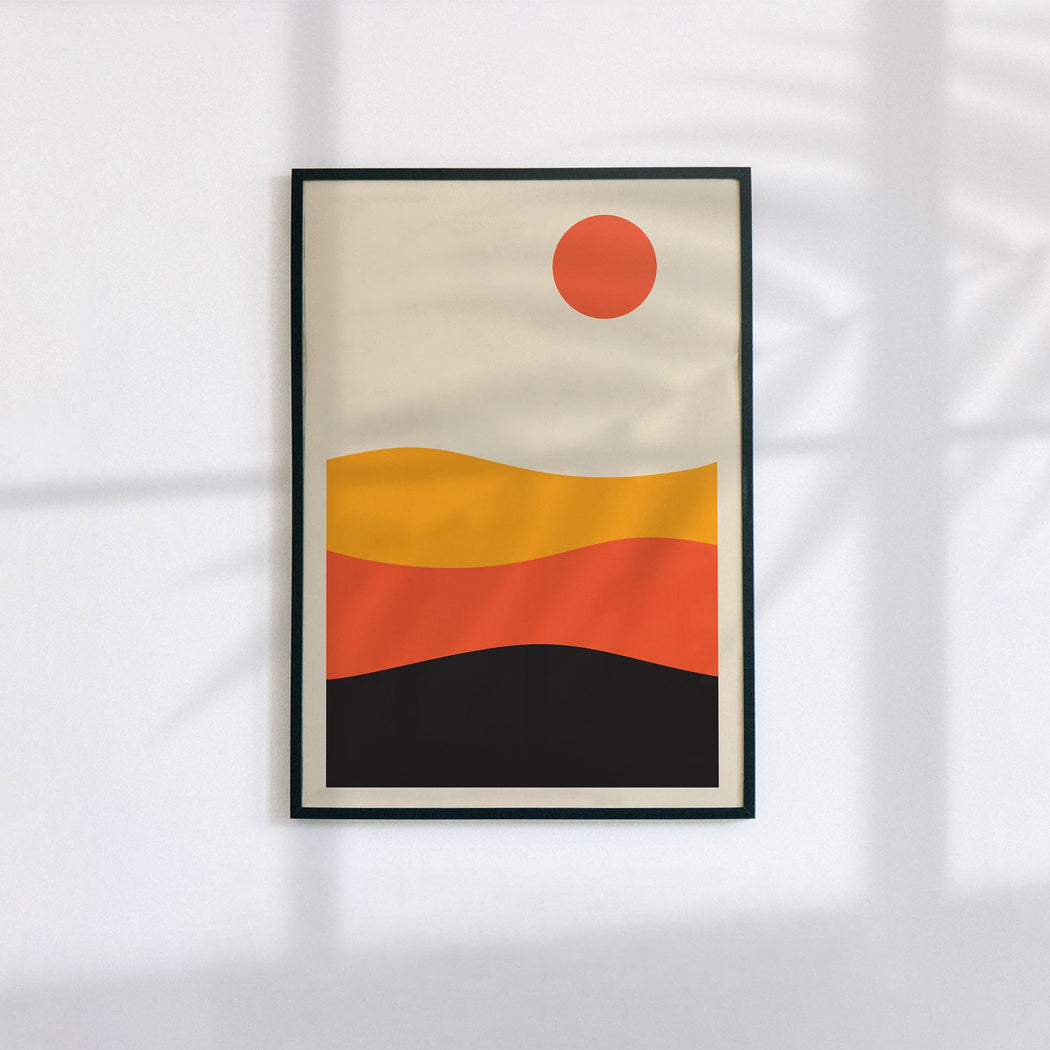 Minimalist Sunset Art Print