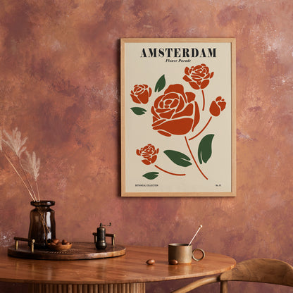 Amsterdam Flower Parade Poster