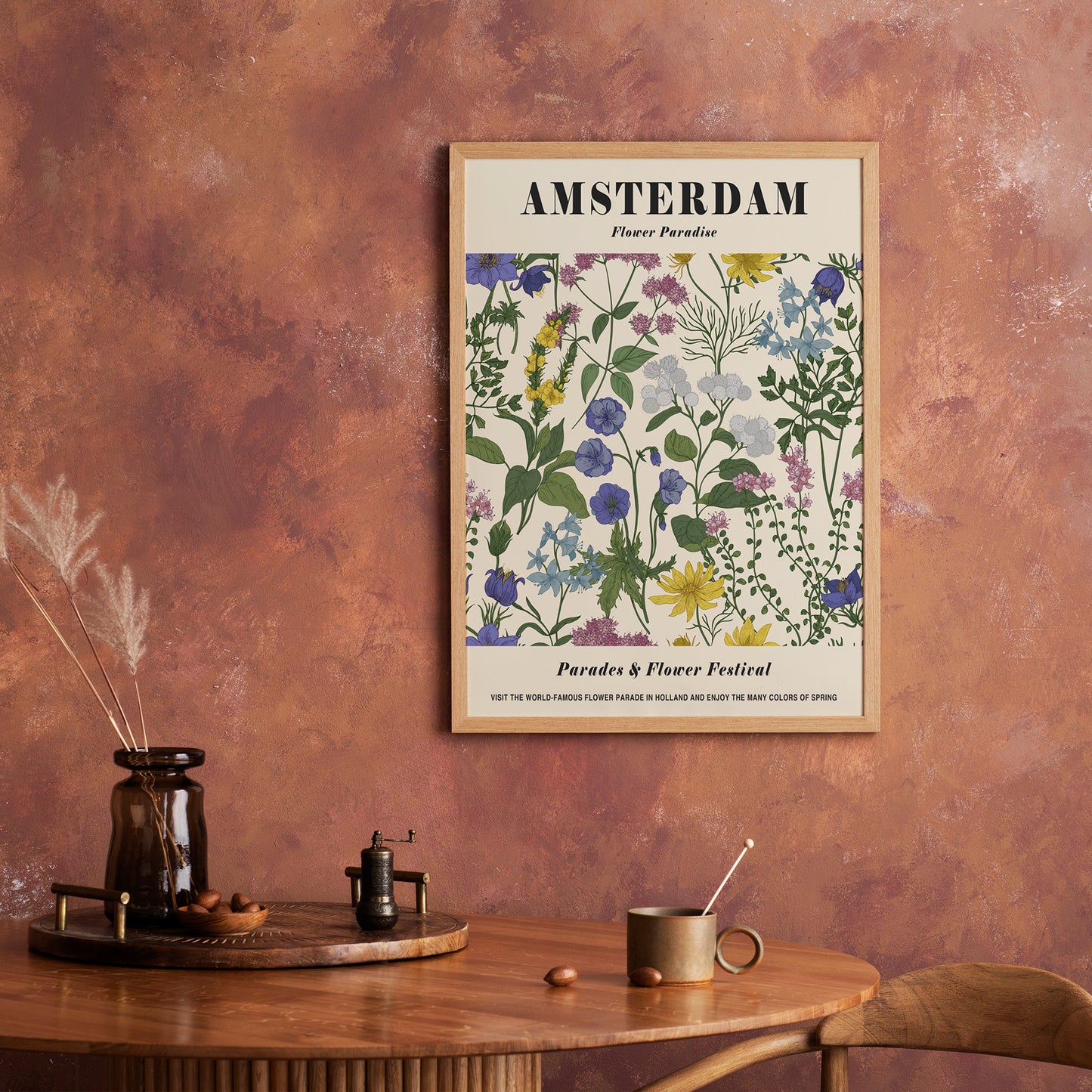 Amsterdam Flower Paradise Poster
